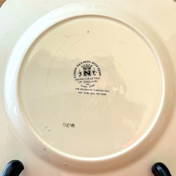 Lord Nelson English Pottery - Springer Spaniel Portrait Plate - Vintage - Picture 3 of 5